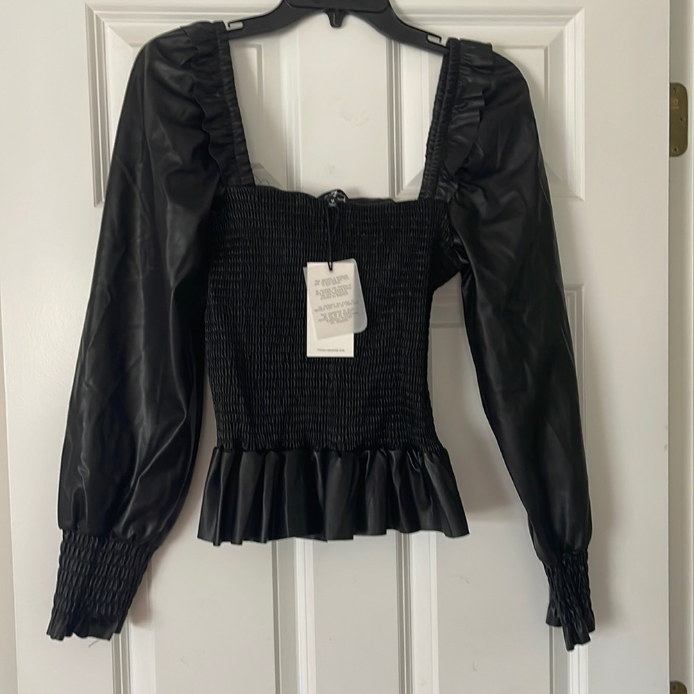 Leather top